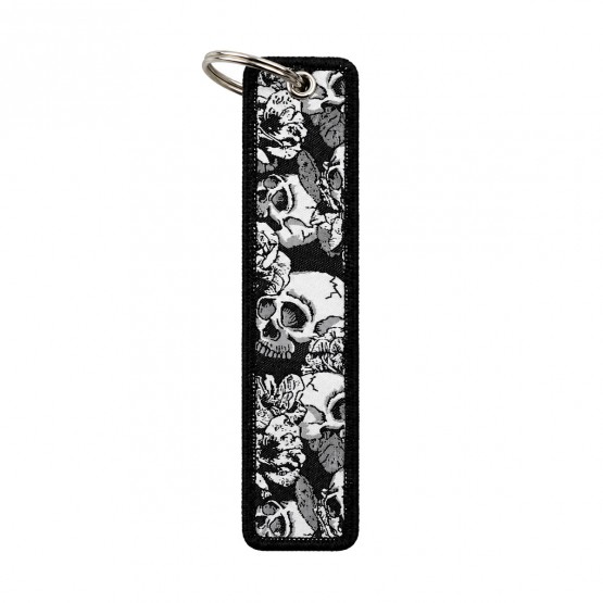 CNAE - текстильный брелок-ремувка Skull & Roses CNAE - текстильный брелок-ремувка Skull & Roses