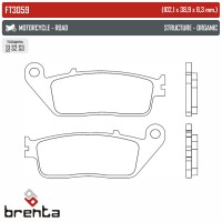 BRENTA FT3059 - накладки тормозные