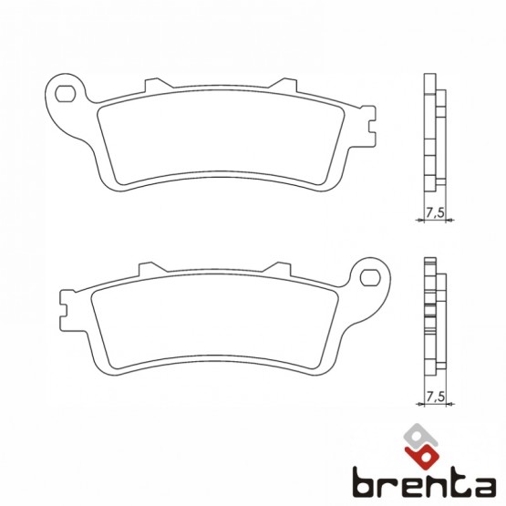 BRENTA FT3023B - накладки тормозные