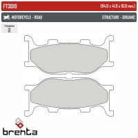 BRENTA FT3019 - накладки тормозные