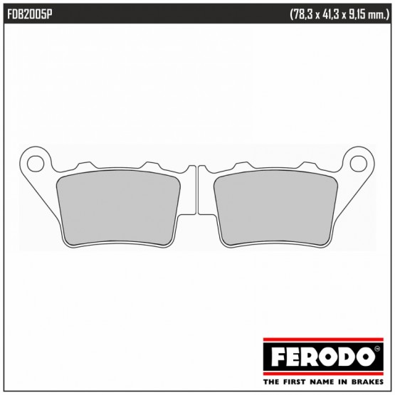 FERODO FDB2005P - накладки тормозные