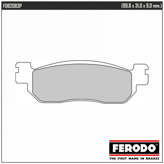 FERODO FDB2083P - накладки тормозные