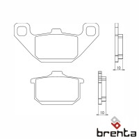 BRENTA FT3061 - накладки тормозные