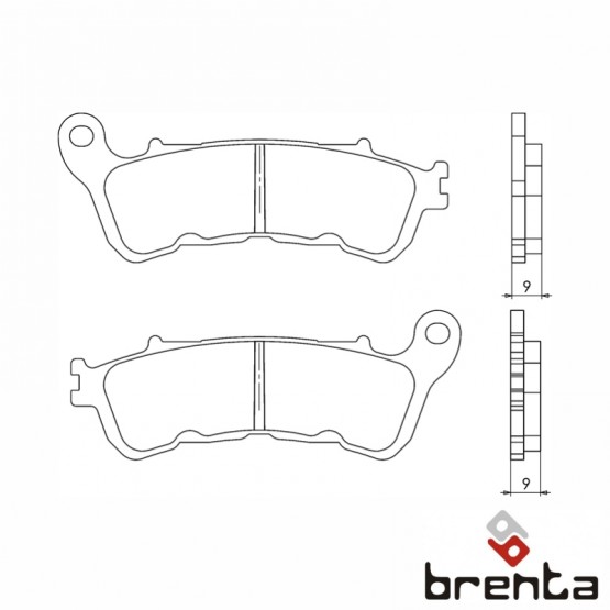 BRENTA FT3081 - накладки тормозные