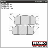 FERODO FDB664P - накладки тормозные