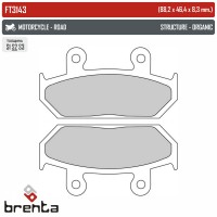 BRENTA FT3143 - накладки тормозные