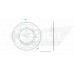 ESJOT 50-32028-46 - звезда приводная ведомая (JTR487.46)