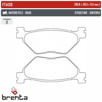 BRENTA FT4139 - накладки тормозные