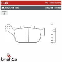 BRENTA FT4073 - накладки тормозные