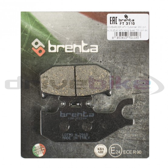 BRENTA FT3110 - накладки тормозные