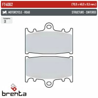 BRENTA FT4062 - накладки тормозные
