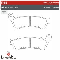BRENTA FT4081 - накладки тормозные