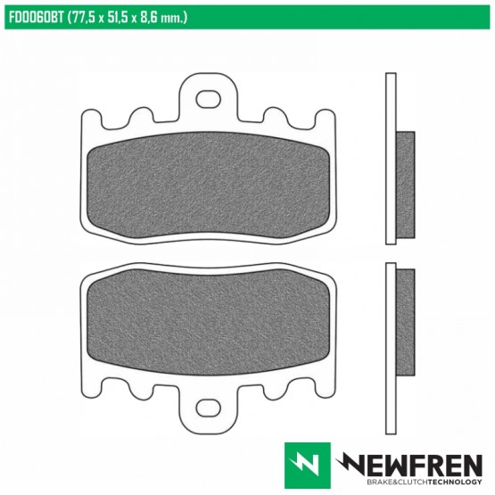 NEWFREN FD0320BT - накладки тормозные NEWFREN FD0320BT - накладки тормозные