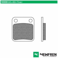 NEWFREN FD0080BD - накладки тормозные