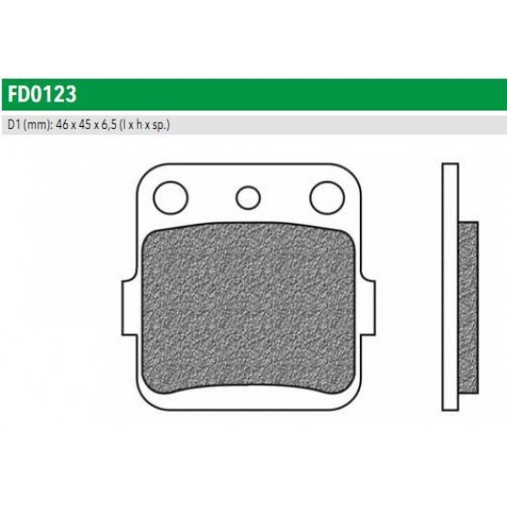NEWFREN FD0123BD - накладки тормозные NEWFREN FD0123BD - накладки тормозные