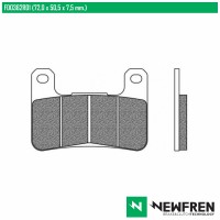 NEWFREN FD0362R01 - накладки тормозные