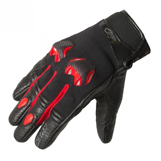 RUSH RR Light Red - текстильные мотоперчатки, S