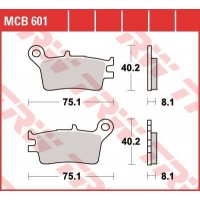 TRW MCB601 - накладки тормозные