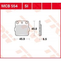 TRW MCB554SI - накладки тормозные