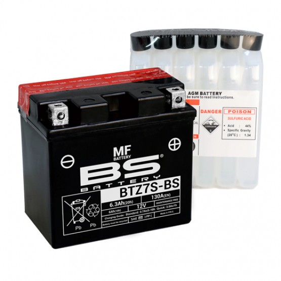 BS-BATTERY YTZ7S-BS - аккумулятор MF