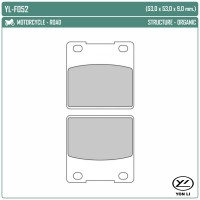 YONGLI YL-F052 - накладки тормозные