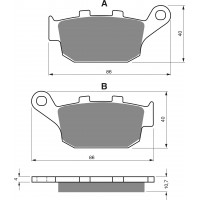 GOLDFREN 020 S3 - накладки тормозные