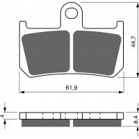 GOLDFREN 246 S3 - накладки тормозные