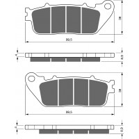 GOLDFREN 277 S33 - накладки тормозные