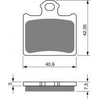 GOLDFREN 297 S33 - накладки тормозные