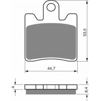 GOLDFREN 326 S33 - накладки тормозные