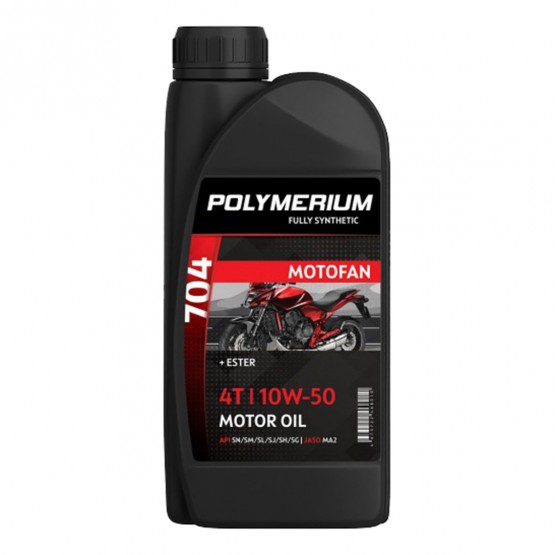 POLYMERIUM MotoFan 704 10W-50 4T, 1 л.