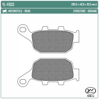YONGLI YL-F033 - накладки тормозные