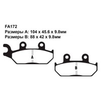 PULLER PL172 - тормозные накладки