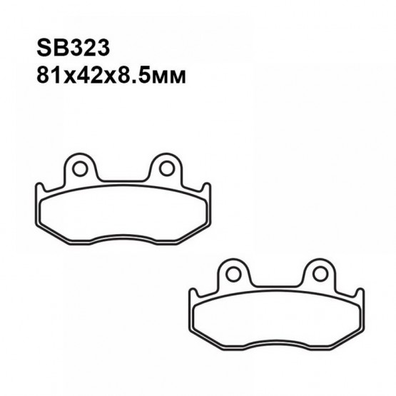 PULLER SB323 - тормозные накладки