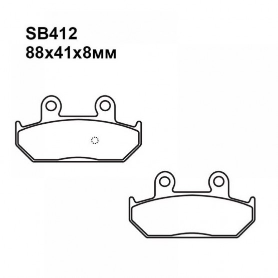 PULLER SB412 - тормозные накладки