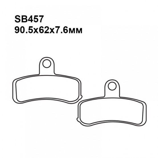 PULLER SB457 - тормозные накладки