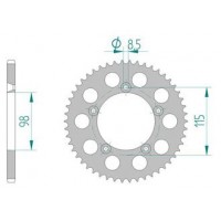 AFAM 72101N-48 - звезда задняя алюминиевая анодированная (JTA894.48)