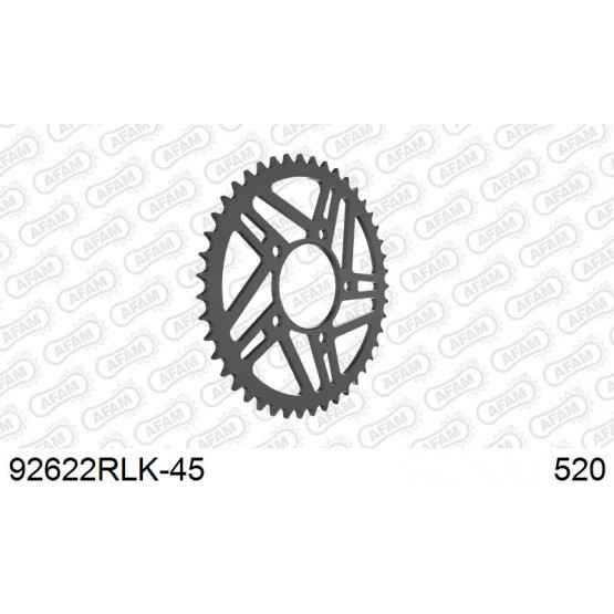 AFAM 92622RLK-45 - звезда задняя облегченная