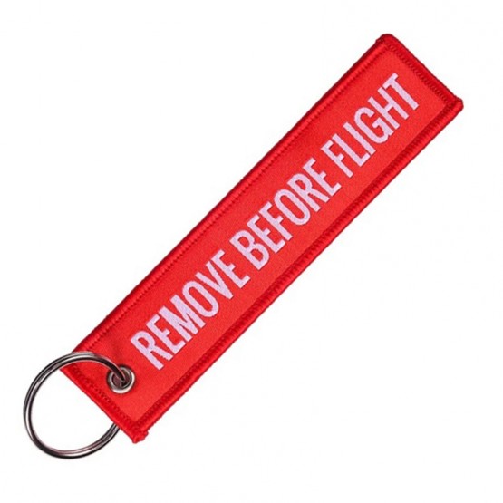 CNAE - текстильный брелок Remove Before Flight