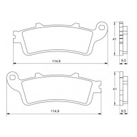 ACCOSSATO AGPA25OR - накладки тормозные