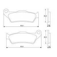 ACCOSSATO AGPA29ST - накладки тормозные