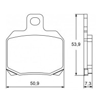 ACCOSSATO AGPA42OR - накладки тормозные