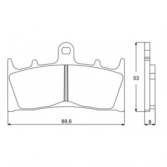 ACCOSSATO AGPA73OR - накладки тормозные