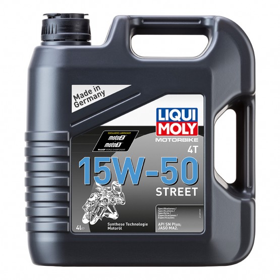 LIQUI MOLY Motorbike 4T Street 15W-50, 4 л.