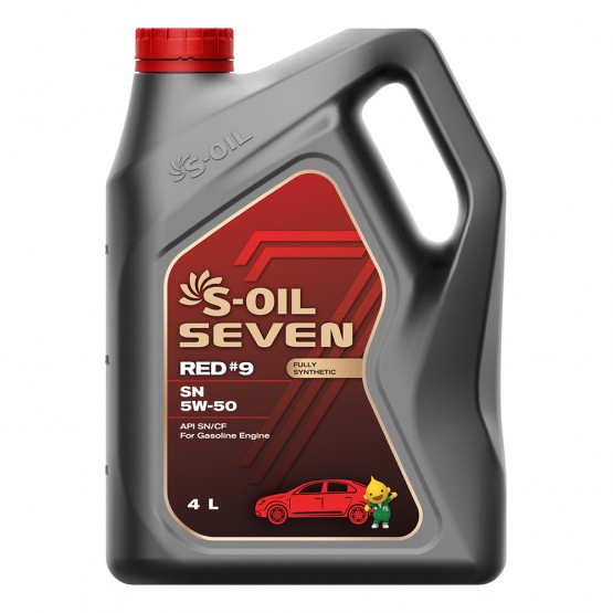 S-OIL 7 RED#9 SN 5W-50, 4 л.