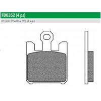 NEWFREN FD0352TS - накладки тормозные