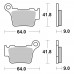 BREMBO 07BB27SD - накладки тормозные