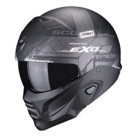 SCORPION EXO мотошлем COMBAT II Xenon Silver Matt, L