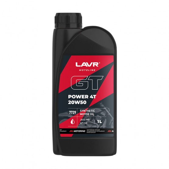 LAVR LN7729 - GT POWER 4T 20W-50, 1 л.