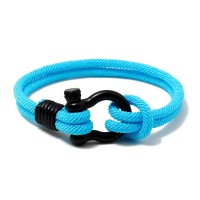 CNAE - браслет Rope II BL Blue, 21 см.